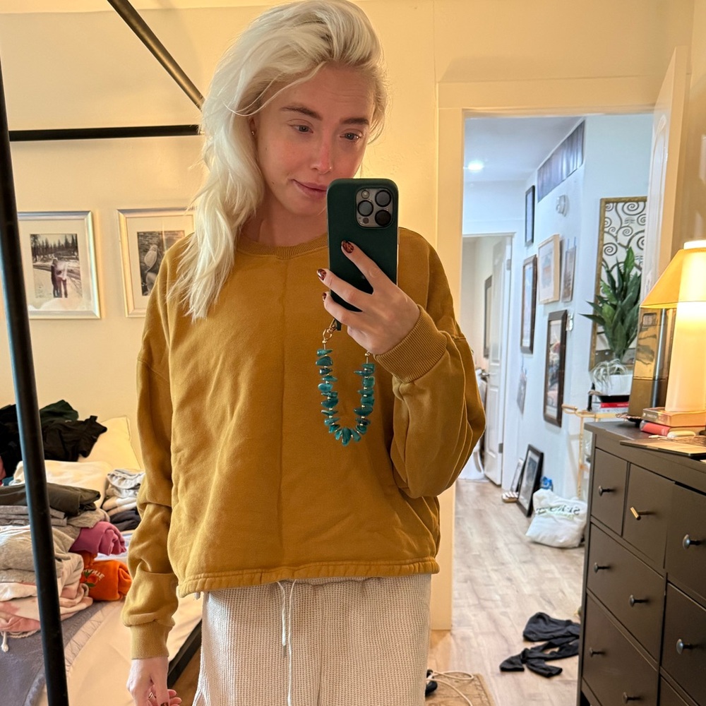 Vuori Mustard Sweatshirt